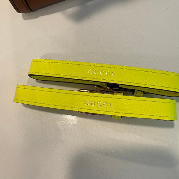 Gucci Diana Bamboo Handle Small Leather Crossbody Tote Bag Brown Mini - Picture 9 of 16